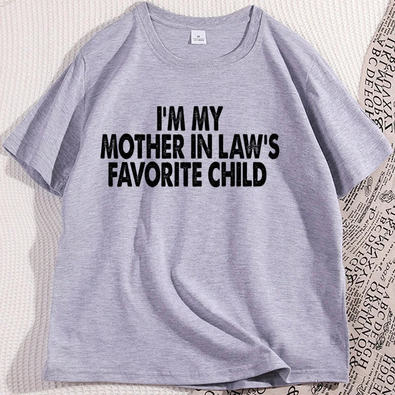Funny Mother-In-Law Graphic T-Shirt Cotton