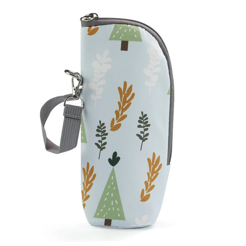 Portable Bottle Bag Travel Case Insulated Milk Organiser – front view