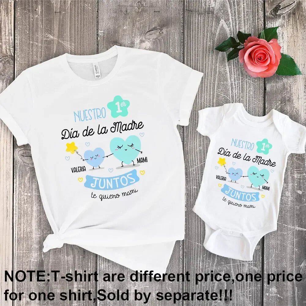 Personalized Mom and Kids Matching Outfit Set