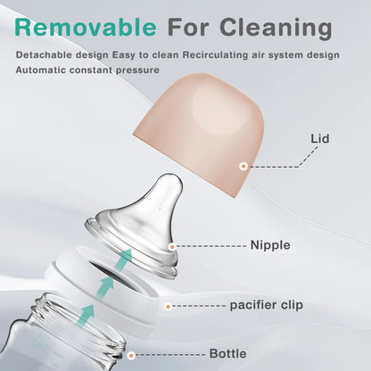 dr.Isla Glass Bottle BPA-Free – front view