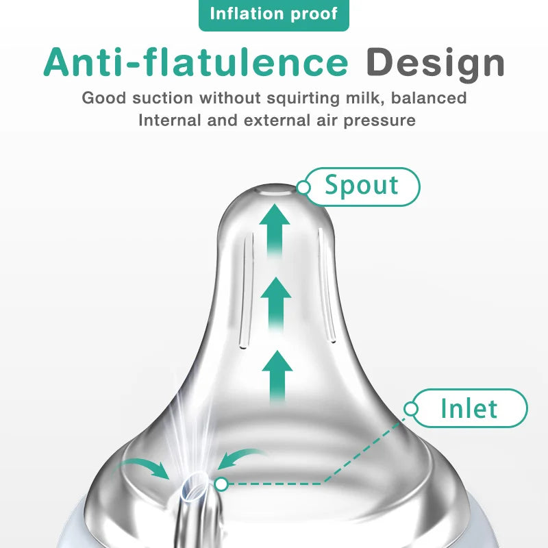 dr.Isla Glass Bottle BPA-Free – front view