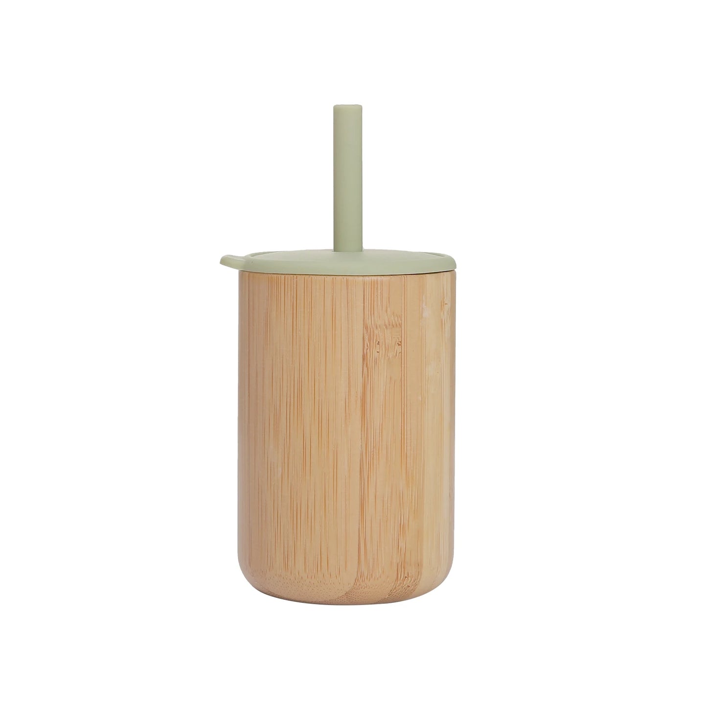 Bamboo Silicone Straw Cup for Kids 150ml – bamboo body
