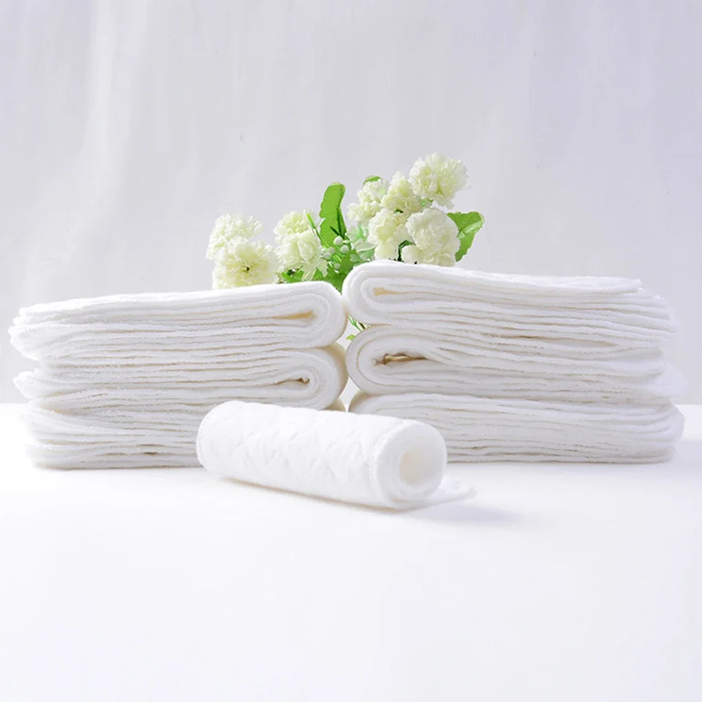 Cotton Diaper Inserts 10-Pack Washable