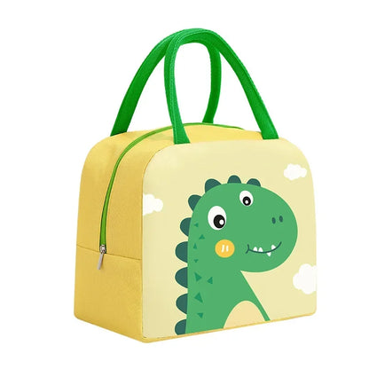 Cartoon Animal Bottle Insulation Bag 12L Waterproof 5 Designs – front view