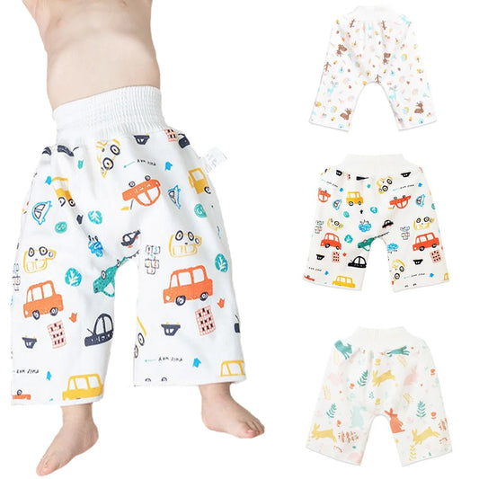 Waterproof Nighttime Diaper Skirt – product front 4 cute prints