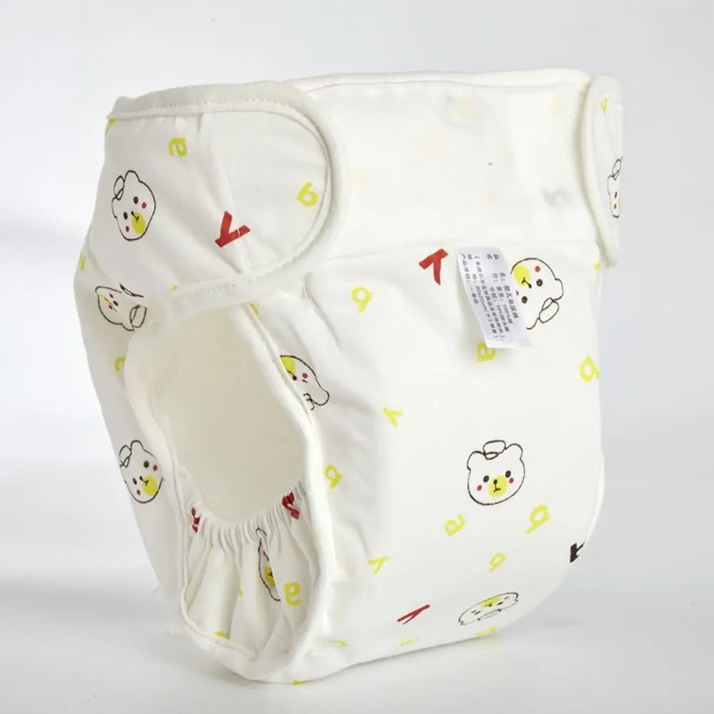 Bear Diaper Pants Reusable Cotton 0-12M