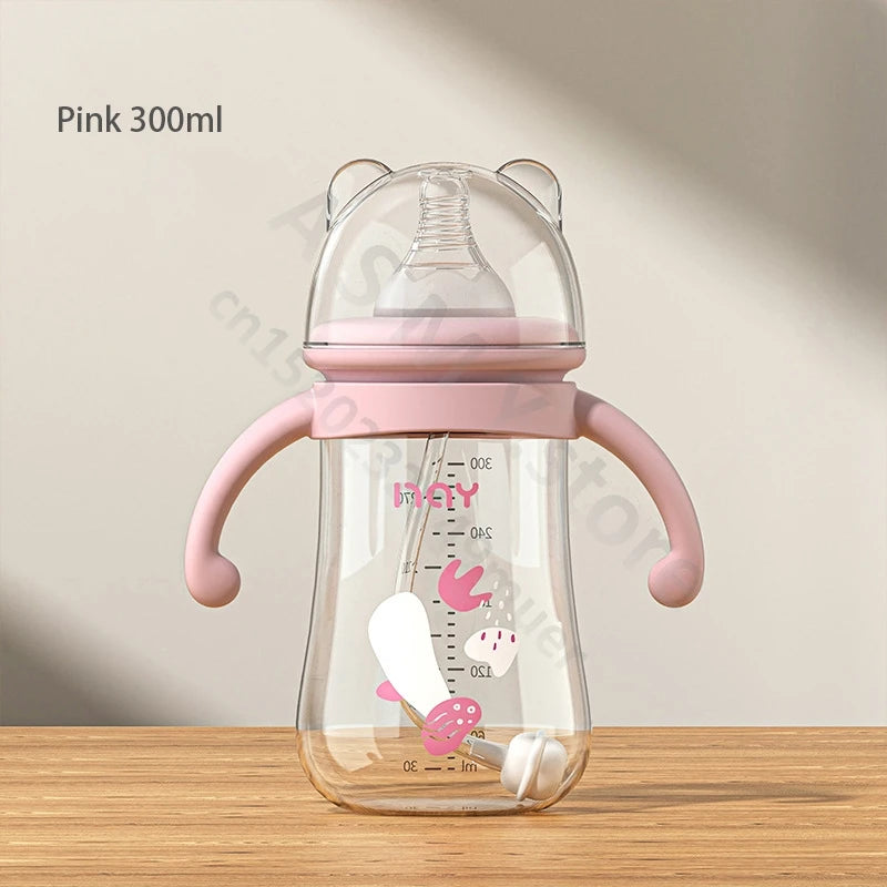 PP Bottle with Handle 300ml Anti-Bloating – gourd shape