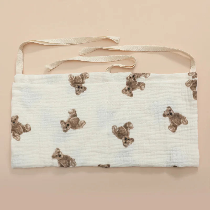 Crib Organizer Hanging Storage Bag 2 Pockets