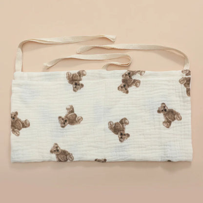 Crib Organizer Hanging Storage Bag 2 Pockets