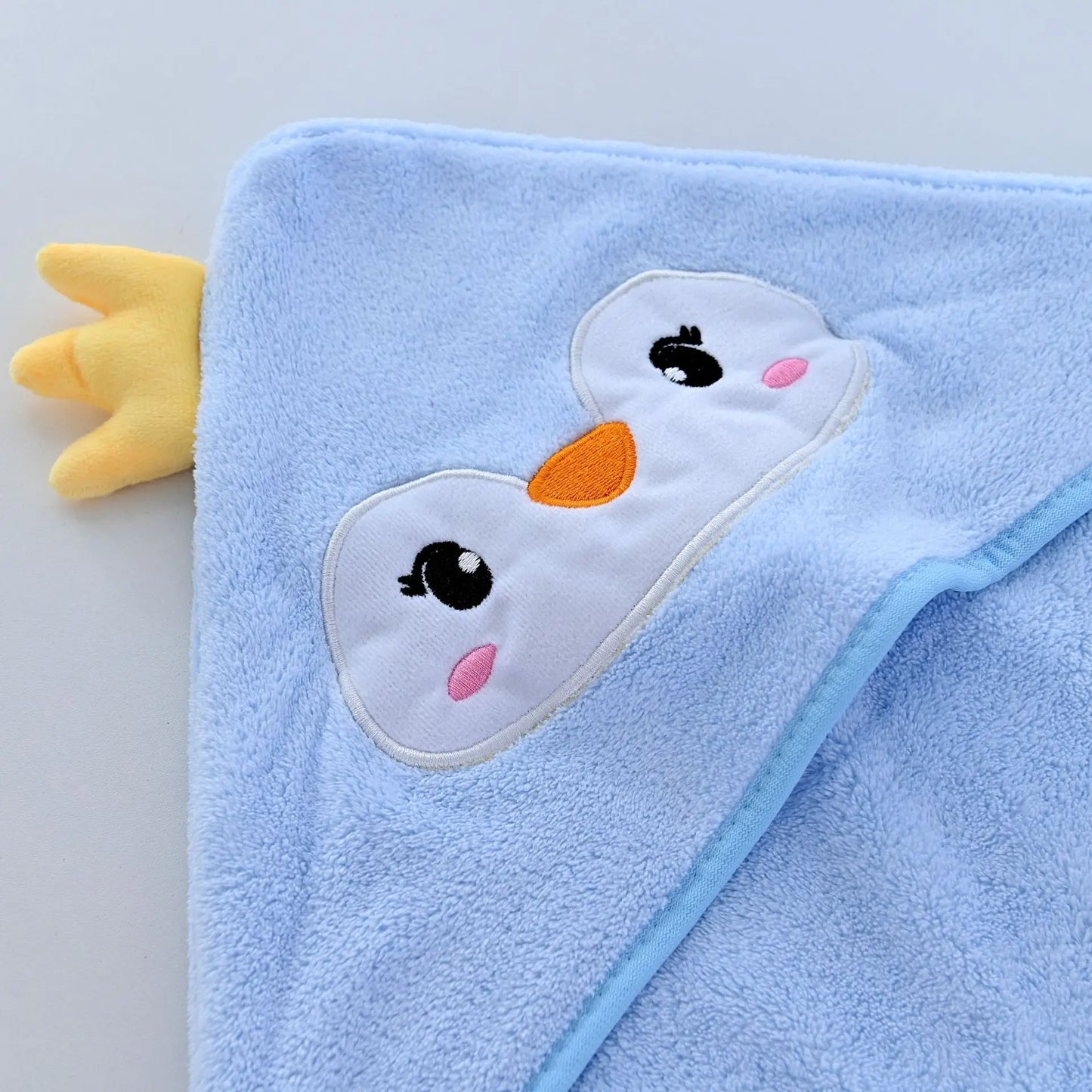 Hooded Bath Towel Animal Design 80x80cm 0-24M