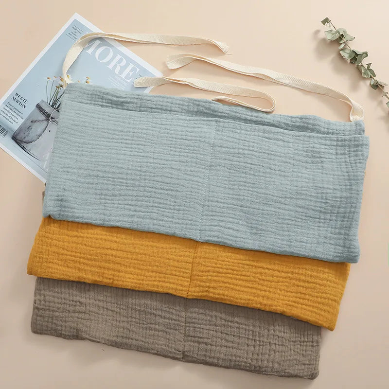 Crib Organizer Hanging Storage Bag 2 Pockets
