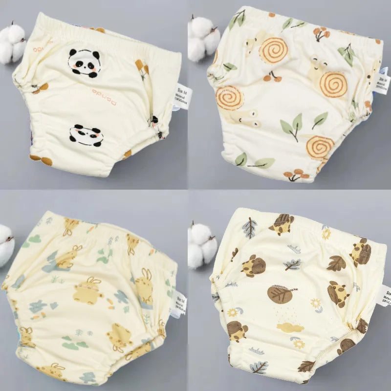 Baby Waterproof Diaper Shorts 4PCS I Training  Pants