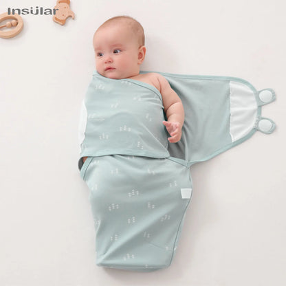 3pcs Cotton Adjustable Swaddle Set 0-6M 12 Prints
