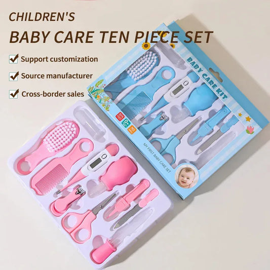 10-in-1 Care Grooming Kit Pink & Blue 0-24M Kids – Full Set