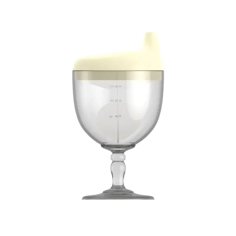 150ml Learning Drinking Bottle Wine Glass Shape Duckbill Cup – front view
