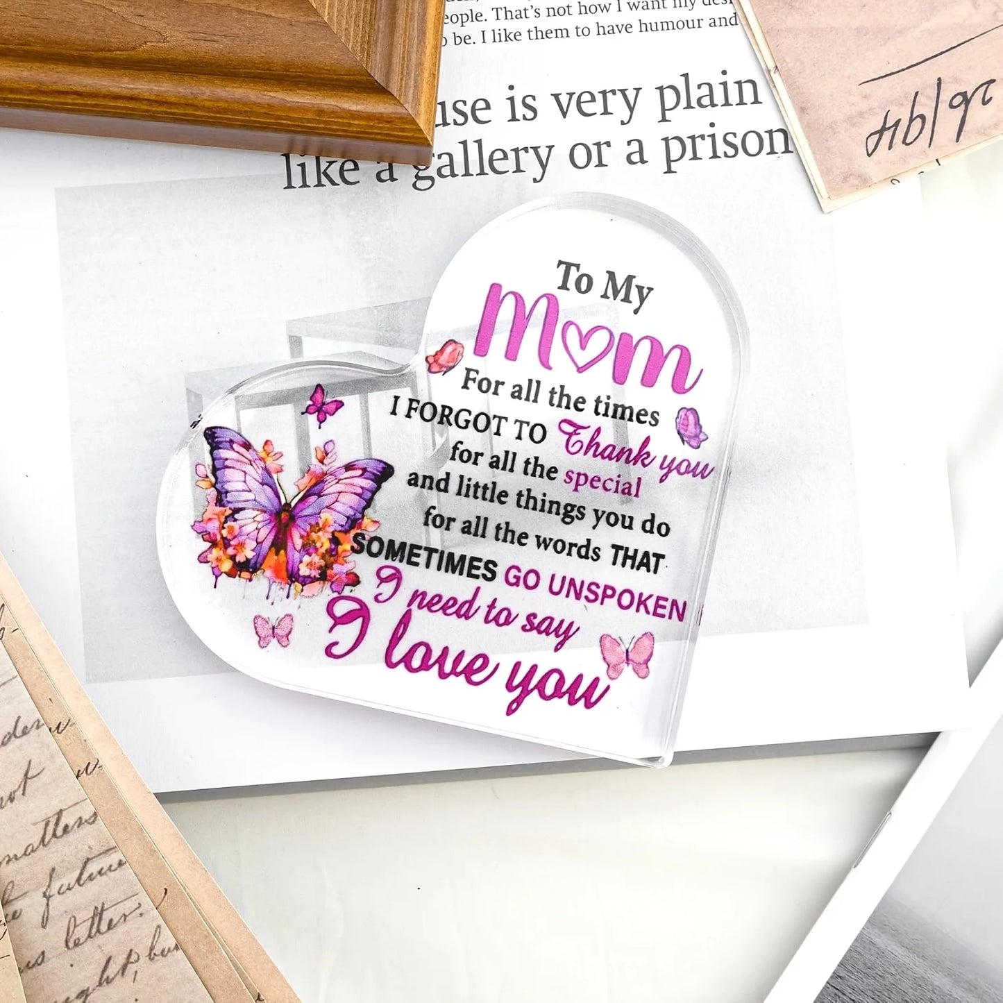 Acrylic Block Keepsake Gift for Mom