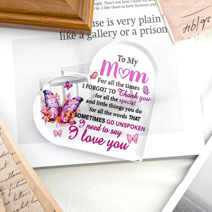 Acrylic Block Keepsake Gift for Mom