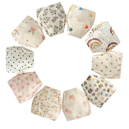 Waterproof Cotton Potty Training Pants 10-Pack – 4-layer construction