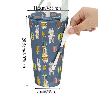 Bottle Thermal Bag 200ml 12 Designs Cartoon – front view