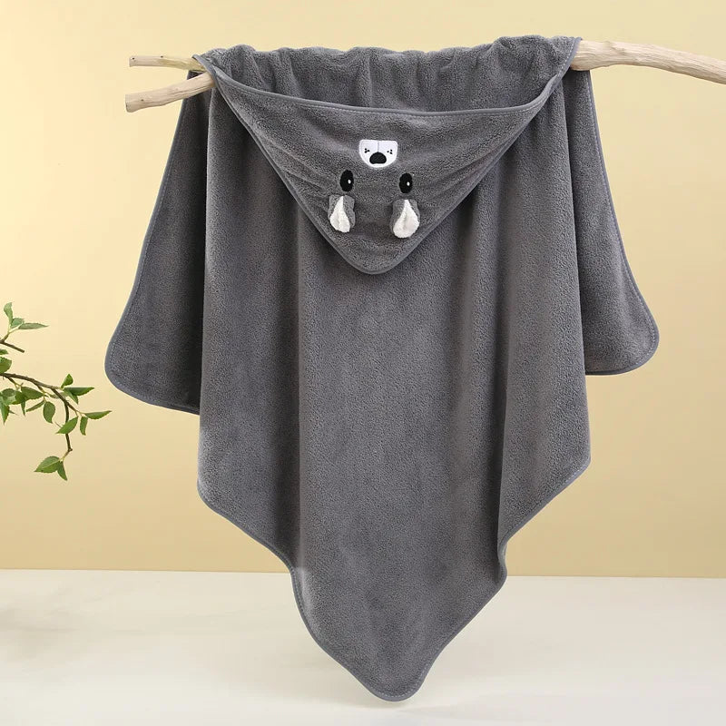 Bath Towel Swaddle 80x80cm 4 Colors – front view