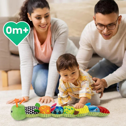 Sensory Caterpillar Plush Toy 3-in-1 0-12M Kids