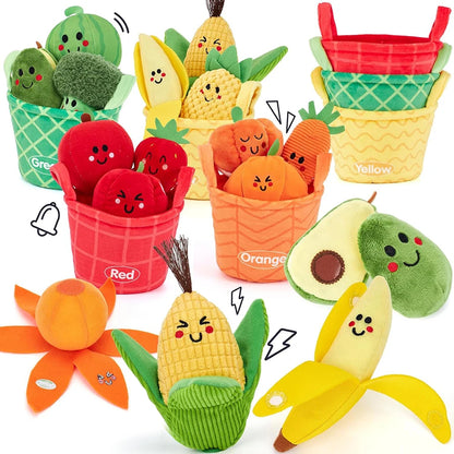 Sensory Fruit Veg Sorting Toy 16PCS 6-12M