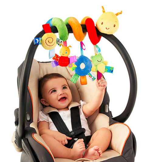 Colorful Label Crib Hanging Comfort Toy 0-24M Kids
