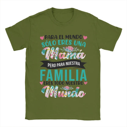 Floral Graphic Tee for Moms 14 Colors