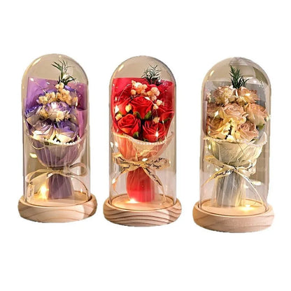 Eternal Dried Flower Soap Rose Gift Box