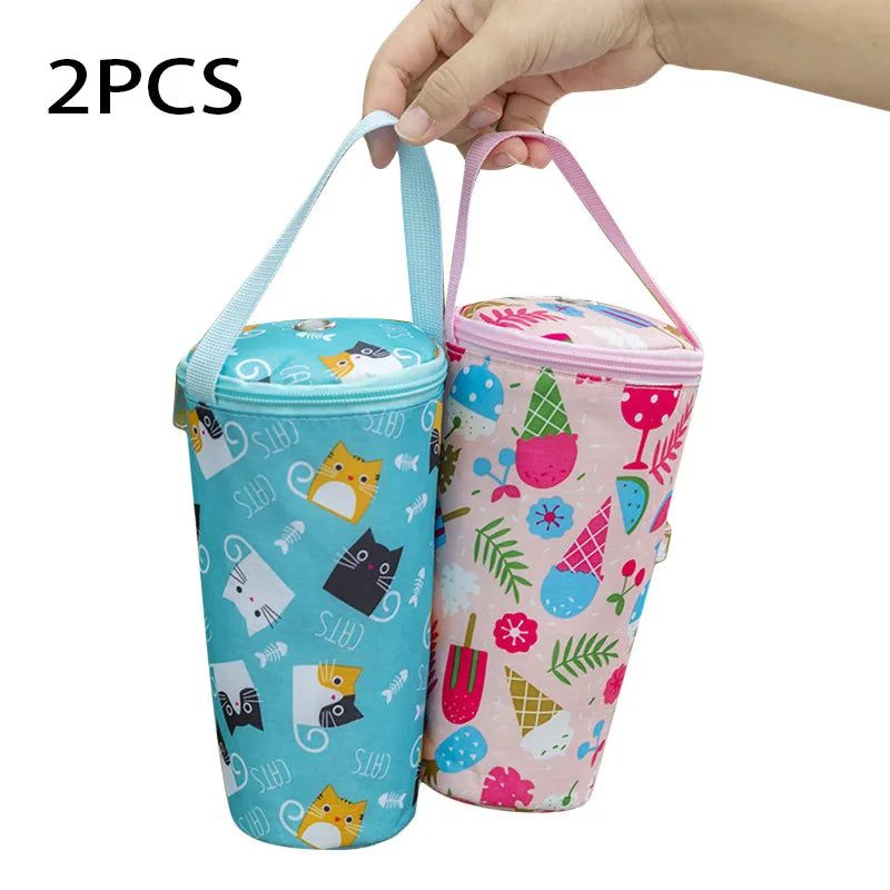 Bottle Thermal Bag 200ml 12 Designs Cartoon – front view