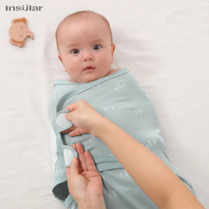 3pcs Cotton Adjustable Swaddle Set 0-6M 12 Prints
