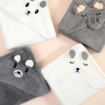 Bath Towel Swaddle 80x80cm 4 Colors – front view