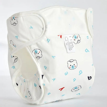 Bear Diaper Pants Reusable Cotton 0-12M