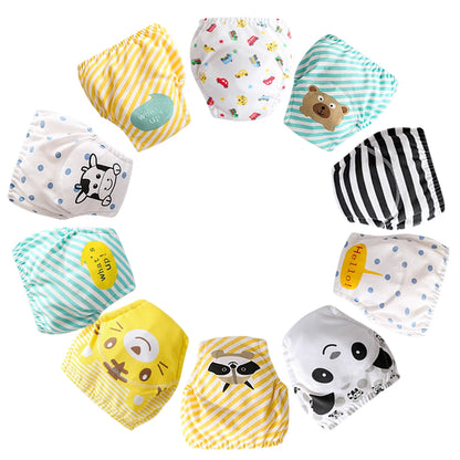 Waterproof Cotton Potty Training Pants 10-Pack – 4-layer construction