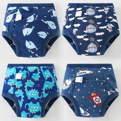 Baby Waterproof Diaper Shorts 4PCS I Training  Pants