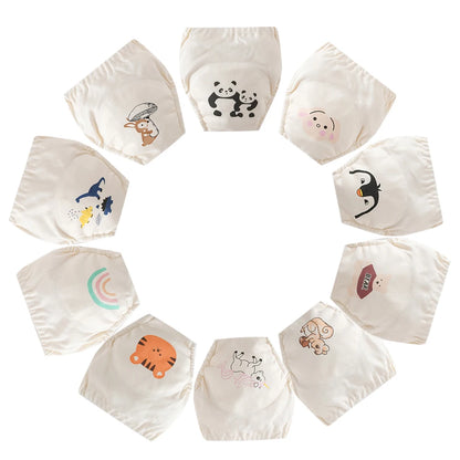 Waterproof Cotton Potty Training Pants 10-Pack – 4-layer construction