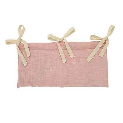 Crib Organizer Hanging Storage Bag 2 Pockets