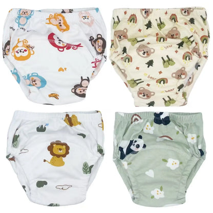 Baby Waterproof Diaper Shorts 4PCS I Training  Pants