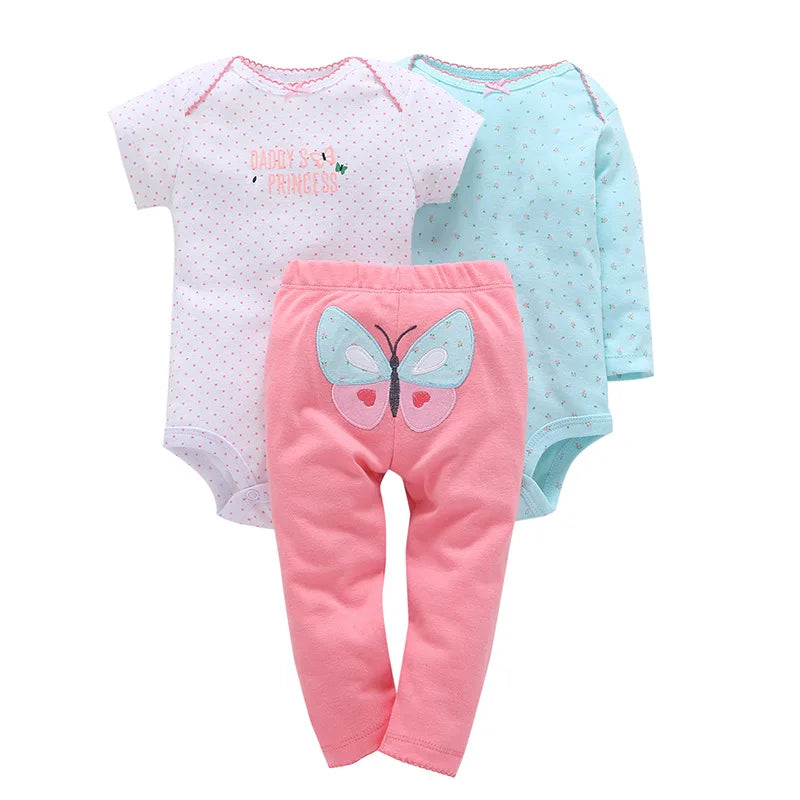 Baby Boy bodysuits Clothes Short Sleeved Bodysuits