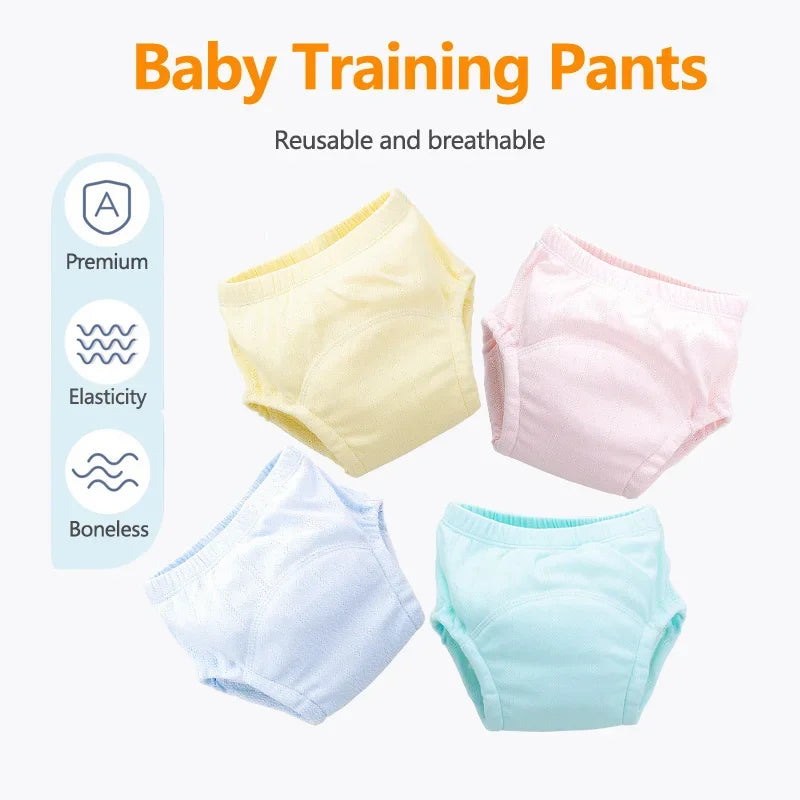 Newborn Baby Reusable Diapers Panties Washable Underwear