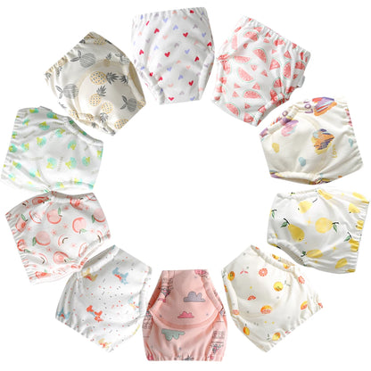 Waterproof Cotton Potty Training Pants 10-Pack – 4-layer construction