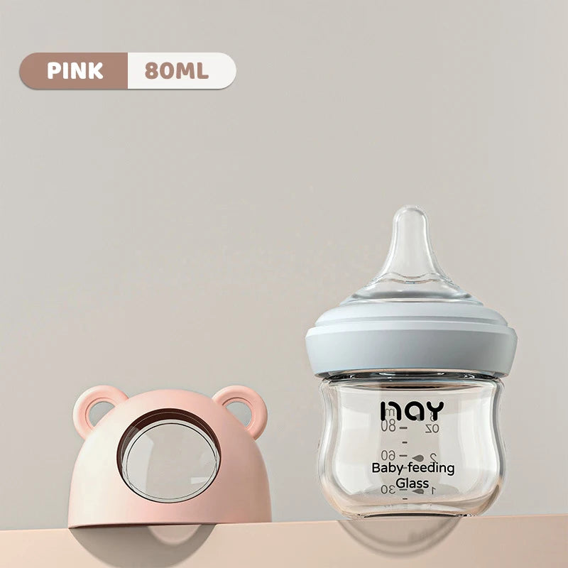 Glass Bottle Anti-Colic BPA-Free 80-240ml – high borosilicate glass
