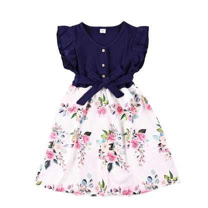 Mother Daughter Floral Matching Dress Set