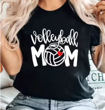 MOM Volleyball T-Shirt Women Casual