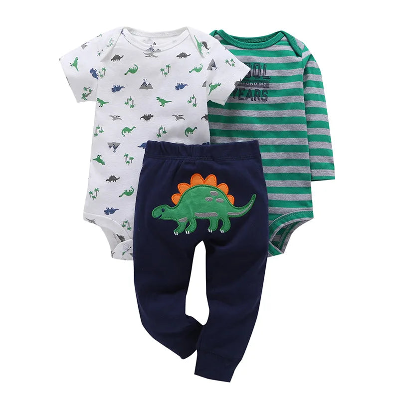 Baby Boy bodysuits Clothes Short Sleeved Bodysuits