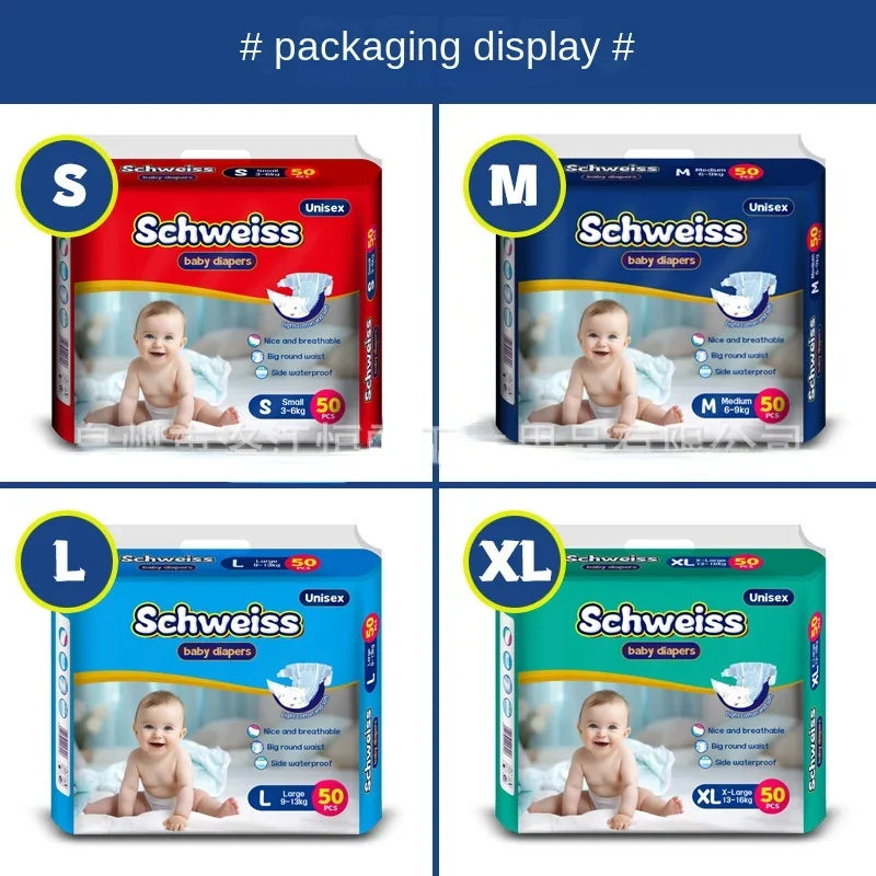Pull-Up Disposable Diapers 50-Pack