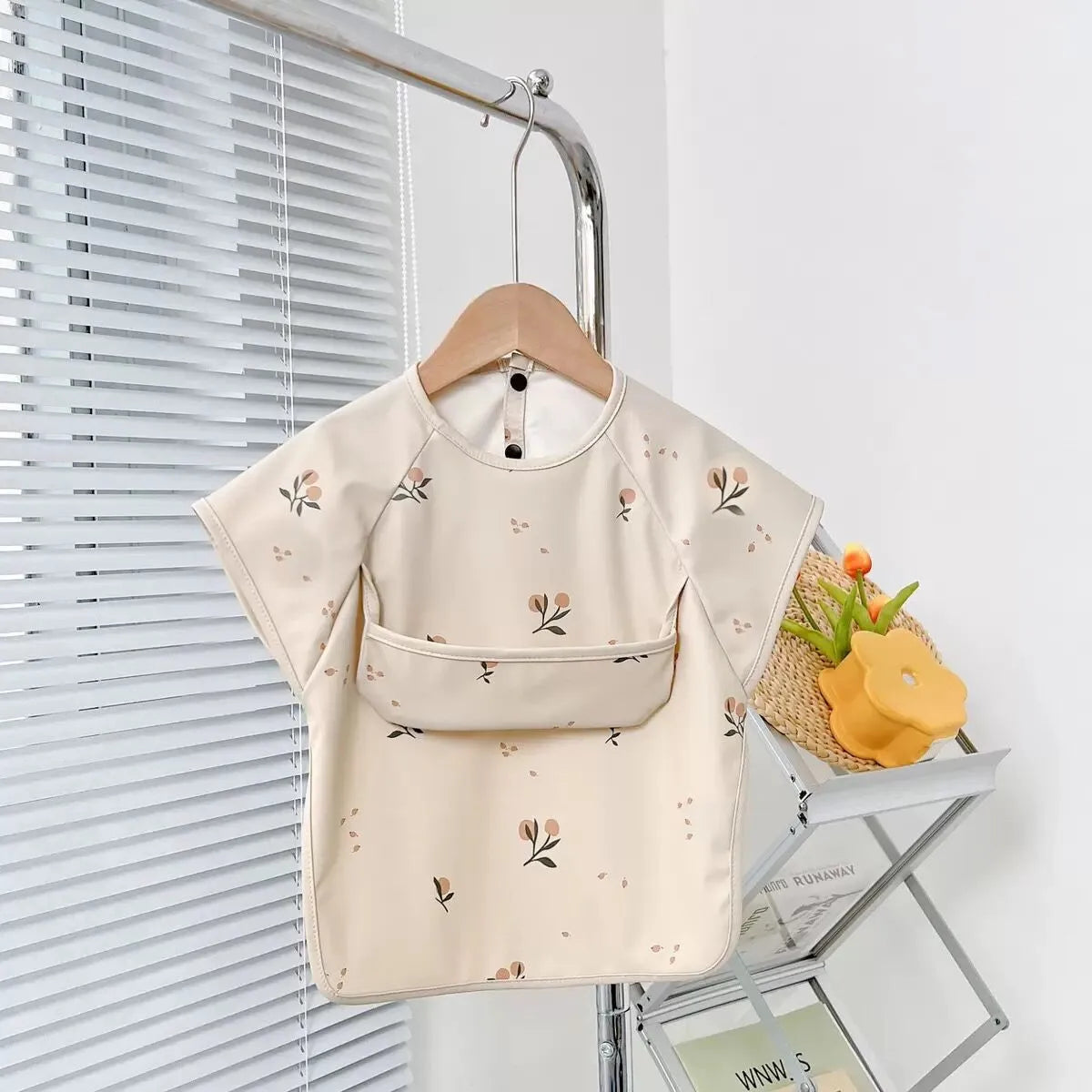 Waterproof Short Sleeve Animal Bib 1-3Y Kids