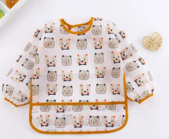 Waterproof Long Sleeve Art Smock Bib 1-3Y