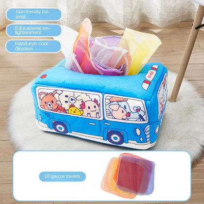 Montessori Magic Tissue Box Sensory Toy 4-12M