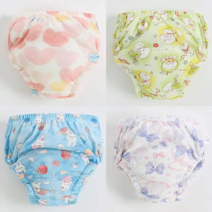 Baby Waterproof Diaper Shorts 4PCS I Training  Pants